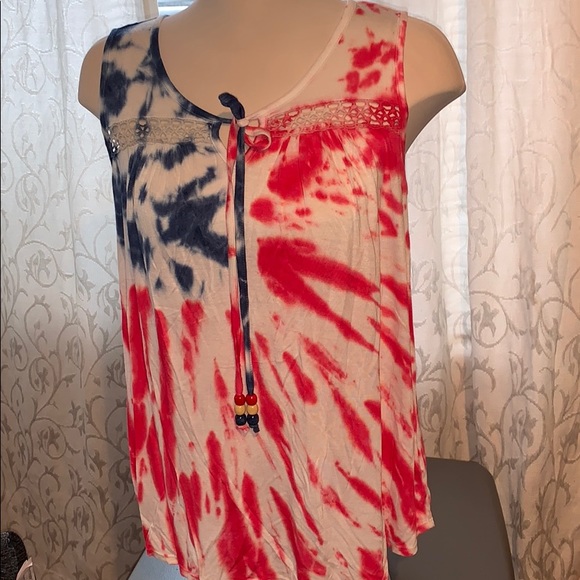 World unity tie dyed tank top - Picture 2 of 5